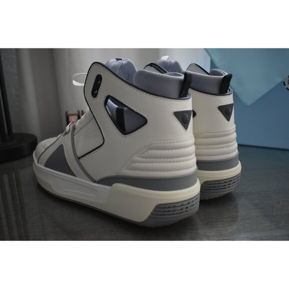 Just Don Basketball Courtside Hi ‘White Grey’ (32JUSQ01-226350-99) – Size 46 EU - Picture 3 of 16